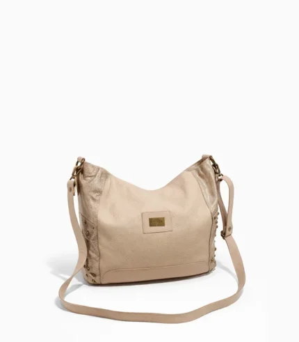 Bolso Cartera Margot - Nude Detalles Dorado