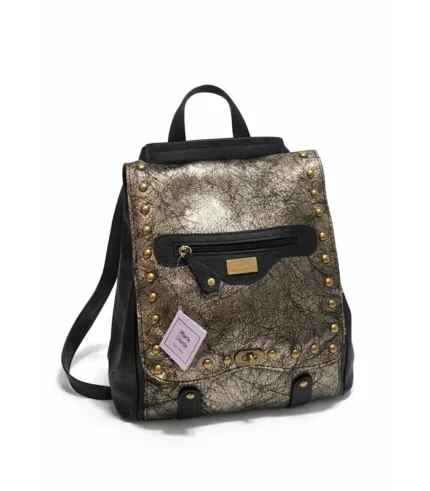 Mochila Cartera Cristal - Negro/Platino